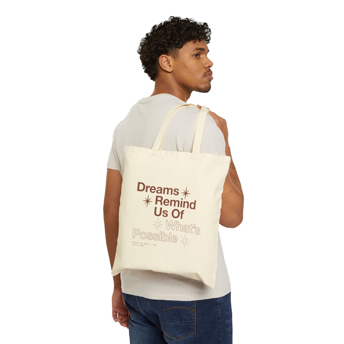 Canvas Tote Bag - Dream Pursuer Design